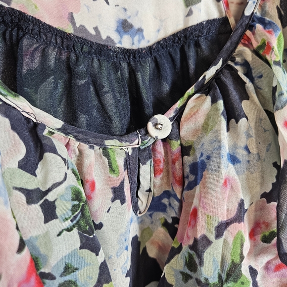 Rebecca Taylor silk floral cami blouse - Picture 3 of 14